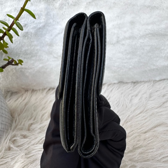 Chanel Vintage Trifold Wallet in Black - Picture 7 of 17